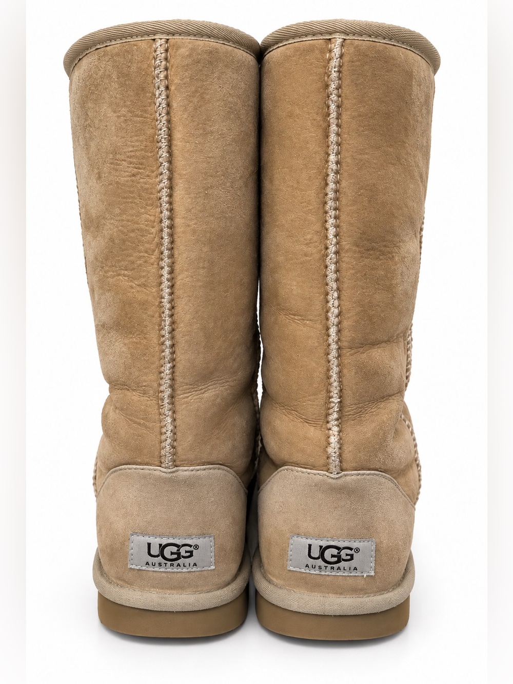 UGG Tall Suede Boots in Light Chestnut Tan Size 7